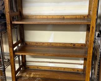 Vintage Wooden Shelving Unit