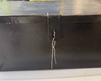 Vintage Steel Unmarked Mo pacific tool Box