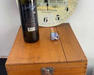 Vintage Dove Tail Box With Metal Insert