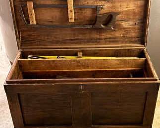 Antique Hand Made Tool Box