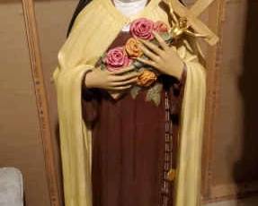 St Terese of Lisieux 55in Plastercast Statue With 18in Base