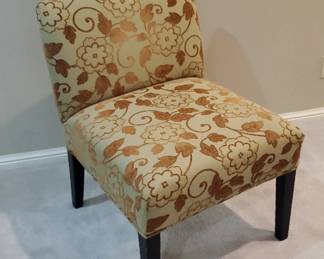 Sage Bronze Fabric Upholstered Accent Chair