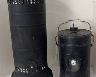 George M. Clark Sewel No. 724 Parlor Heater And Kerosene Canister