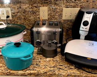 Kitchen Appliances Cookware George Foreman, Rival Crock Pot, Cuisinart Pot, Cuisinart Toaster