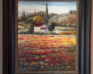 Framed Oil Painting