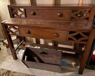 Vintage Wood Desk