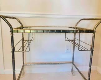 MCM Hollywood Regency Bar Cart 