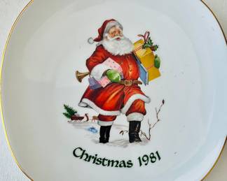 This is a 1981 JWK Bavaria Christmas plate
