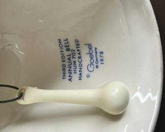 Circa 1980 Hummel Goebel Annual Bell