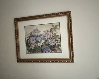 Hydrangea print