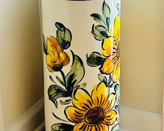 Ceramic Sunflower Umbrella Holder
