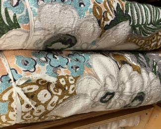 1930's - 40's Floral Pongee