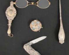 Sterling Ladies Art Deco set
