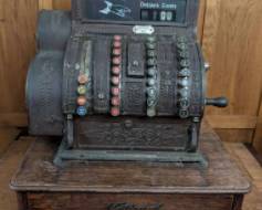 Antique National Cash Register – Works with Keys,