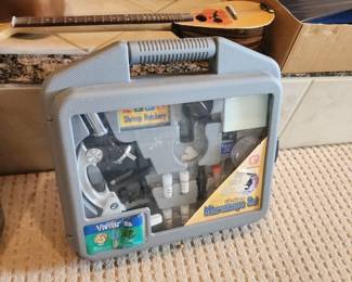 Vivitar 28-Piece Microscope Set 900x Magnification Science Kit w/ Case