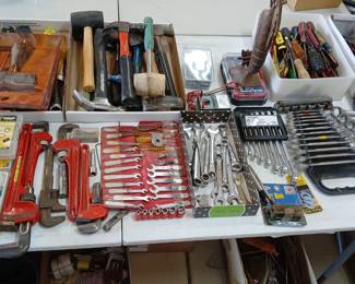 Hand Tools – Wrenches, Pipe Wrenches, Hammers, Screwdrivers, Pliers, Sockets & Hardware