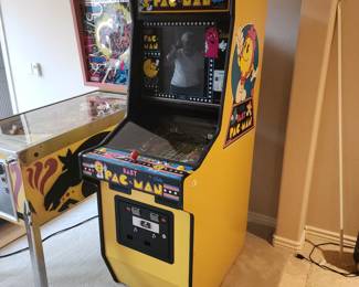 Vintage Bally Midway Baby Pac-Man Arcade Machine Hybrid Pinball 1982 (Non-working)  (Available for Pre Sale)