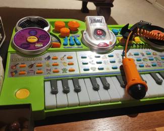 VTech KidiJamz Studio Kids Keyboard Toy with Microphone & DJ Features