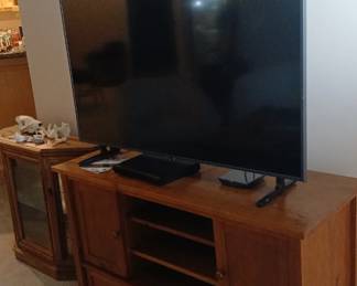 Solid Wood TV Stand Media Console – Entertainment Center with Storage