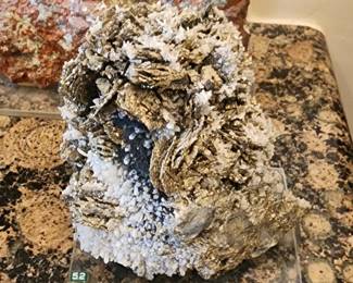 Marcasite with Calcite Crystals – Large Sparkling Mineral Specimen