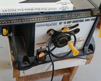 Chicago Electric 10” 13 Amp Industrial Table Saw – Professional Series Power Tool