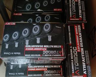 Atomdoc Office Chair Caster Wheels – Set of 5 Heavy Duty Replacement Wheels – Quadruple Bearing