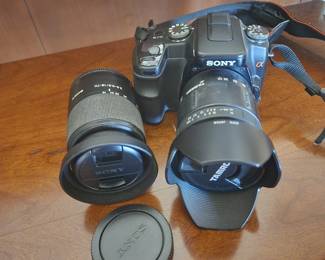 Sony Alpha DSLR-A100 Camera w/ Tamron 28-80mm & Sony 18-70mm Lenses