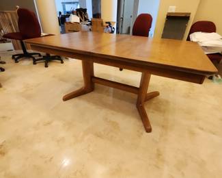 Mid-Century Modern Wood Conference Dining Table – Rectangular Office Table  (Available for Pre Sale)