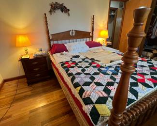 4pc cherry bedroom suite