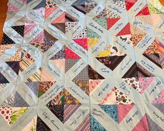Friendship quilt top