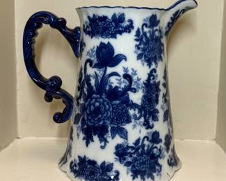 Blue and White Porcelain Pitcher 