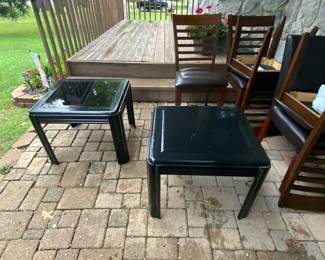 Glass tables