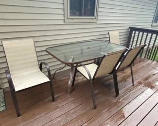 Outdoor patio set