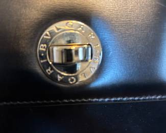 Vintage BVLGARI leather handbag