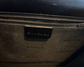 Vintage BVLGARI leather handbag