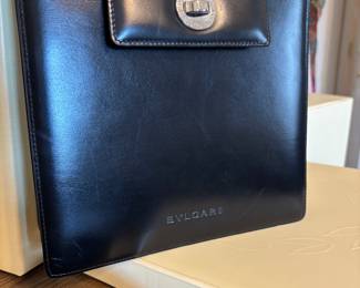 Vintage BVLGARI leather handbag