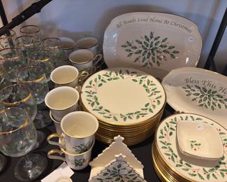 Lenox Holiday China set