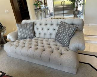 tuffed sofa
