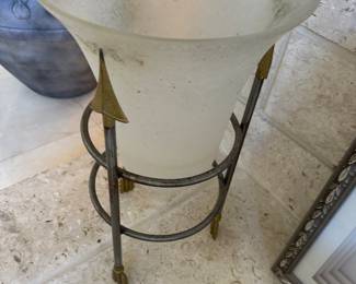 vase in a stand