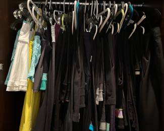 These are all Lululemon sportswear