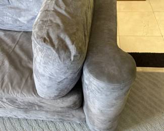 suede gray sectional sofa