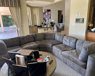 sectional gray couch.