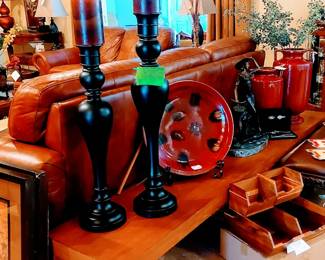Ocala ES long bench candlesticks, Icart, Buffet