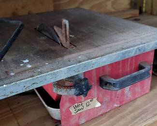 Ocala ES wet saw $12