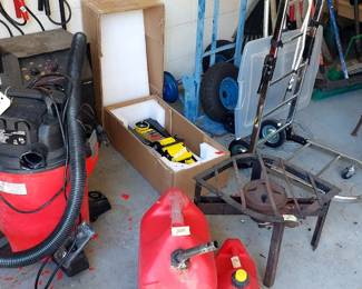Ocala ES shop vac $50 old propane burners etc
