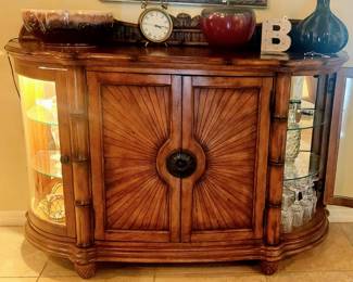 Lighted Domed Glass Buffet