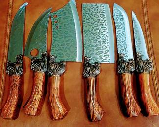 ocala es damascus knives