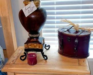Blonde nightstand - part of Queen Bedroom Set