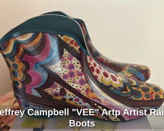 Jeffrey Campbell "VEE: Artp Artist Rain Boots 