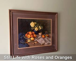 Still Life with Roses and Oranges 